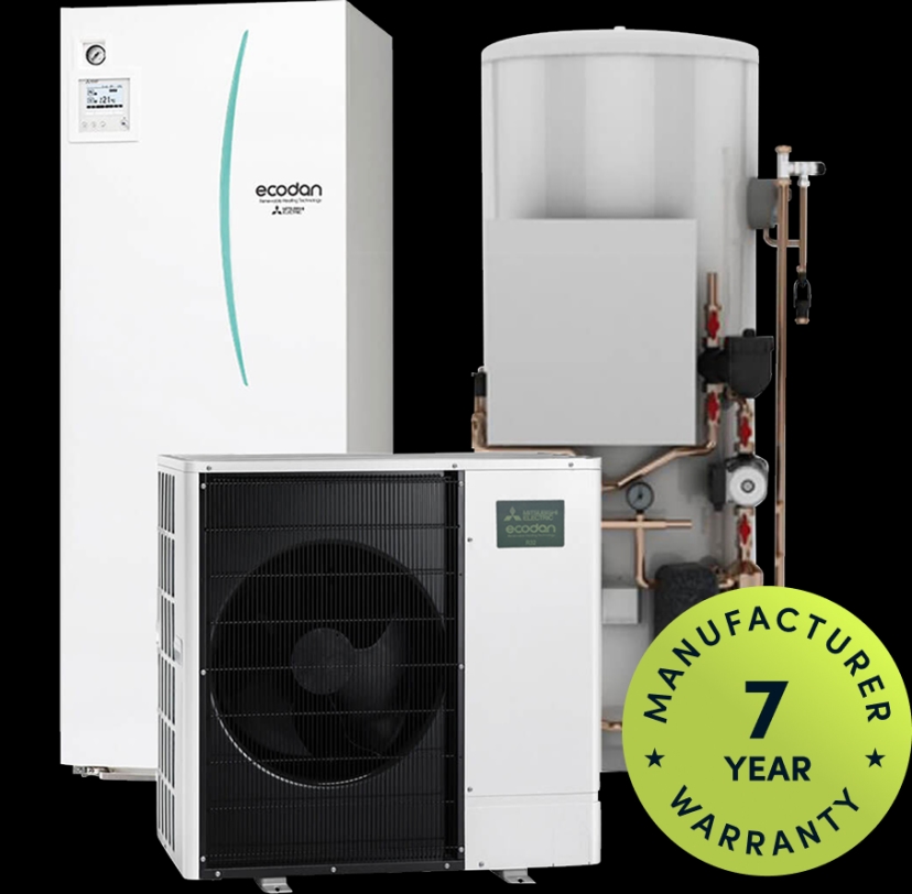 Ecodan R32 Ultra Quiet PUZ Monobloc Air Source Heat Pump